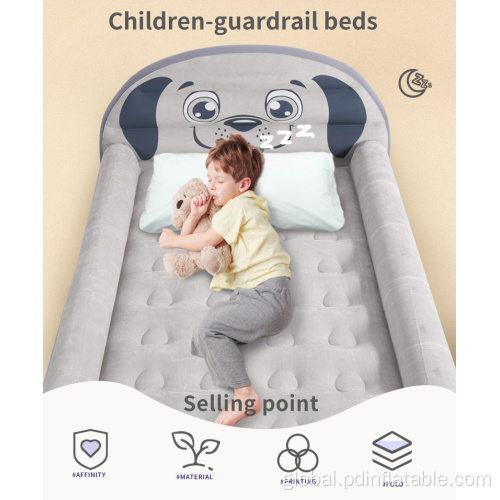 Air Mattress Inflatable Inflatable Toddler Travel Bed with Safety Bumpers patent Supplier